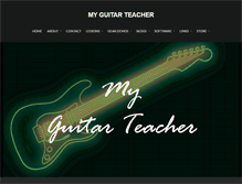 Tablet Screenshot of myguitarteacher.net